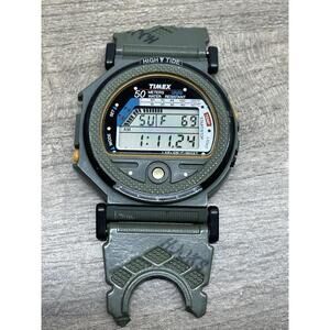 1991 Timex Blazer 707 Vintage Digital Watch Temp High Tide Light *NO BAND/STRAP